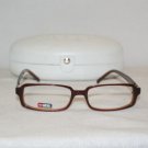Brand New Diesel Red Eyeglasses: Mod. Tipu & Case