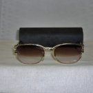 Brand New Cazal Gold Sunglasses: Mod. 289 & Case