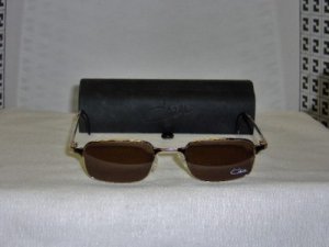 B. New Cazal Titanium Gold Sunglasses: Mod. 776 & Case