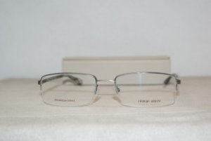 Brand New Giorgio Armani Grey Eyeglasses: Mod. 613 (0NJN) 55-18 & Case