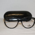Brand New Fendi Ebony Eyeglasses: Mod. 50 & Case