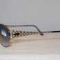 B. New Yves Saint Laurent Gold Sunglasses: 6047 & Case