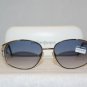 B. New Yves Saint Laurent Gold Sunglasses: 6047 & Case