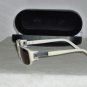 Brand New Donna Karan White Sunglasses: 1547 & Case