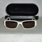 Brand New Donna Karan White Sunglasses: 1547 & Case