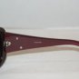 B. New Valentino Burgundy Sunglasses: Mod. 5551 & Case