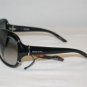 Brand New Diesel Shiny Black Sunglasses: Mod. 0086 & Case