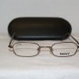Brand New DKNY Brown Eyeglasses: Mod. 6236 & Case