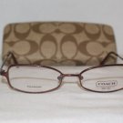 Brand New Coach Bordeaux Eyeglasses: Mod. Joanna & Case