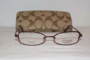 Brand New Coach Bordeaux Eyeglasses: Mod. Joanna & Case