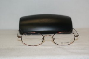 Brand New Calvin Klein Tortoise Brown Eyeglasses: Mod. 145 (552) & Case