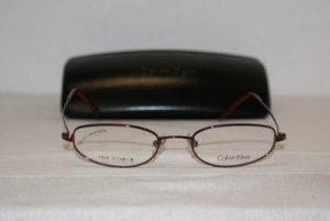B. New Calvin Klein Eyeglasses: Mod. 557 (007) & Case