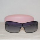 Brand New Juicy Couture Shiny Silver Sunglasses: Mod. Petula (01W2) & Case