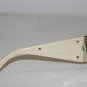 Brand New Juicy Couture Shiny Silver Sunglasses: Mod. Petula (01W2) & Case