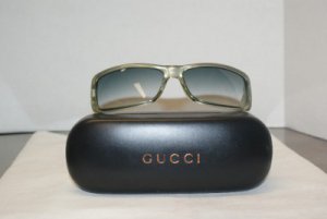 Brand New Gucci Green Sunglasses: Mod. 2551 & Case