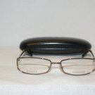 B. New Gucci Shiny Brown Eyeglasses: Mod. 2790 & Case
