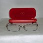 Brand New Valentino Gold & Brown Eyeglasses: Mod. 5283 (X91) 54-17 & Case