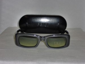 Brand New Fendi Gray Sunglasses: Mod. 245 & Case
