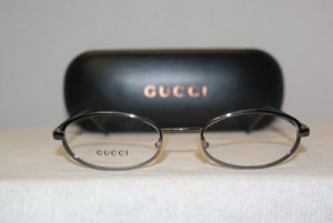 Brand New Gucci Grey Azure Eyeglasses: Mod. 1649 & Case