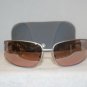 Brand New Miu Miu Gray Sunglasses: Mod. SMU 54E & Case