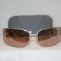 Brand New Miu Miu Gray Sunglasses: Mod. SMU 54E & Case