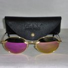 B. New Vintage Police Gold Sunglasses: Mod. 2192 & Case