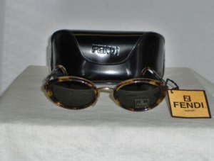 Brand New Fendi Tortoise Sunglasses: Mod. FS 204 & Case