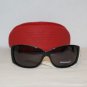 Brand New Emporio Armani Shiny Black Sunglasses: Mod. 9302 & Case