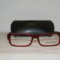 Brand New Dolce & Gabbana Red Eyeglasses: Mod. 3104 (1575) 53-16 & Case
