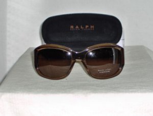 Brand New Ralph Lauren Chocolate Sunglasses: 907 & Case