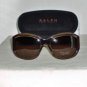 Brand New Ralph Lauren Chocolate Sunglasses: 907 & Case