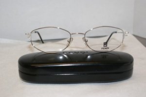 Brand New Fendi Palladium Eyeglasses: Mod. 556 & Case