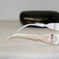 New Roberto Cavalli White Eyeglasses: Mod. Azeztulite RC 483 (021) 54-16 & Case