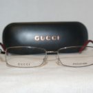 New Gucci Ruthenium Eyeglasses: Mod. 1848 54-15 & Case