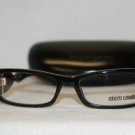 New Roberto Cavalli Black Eyeglasses: Mod. Azeztulite RC 483 (001) 54-16 & Case