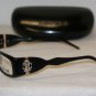 New Roberto Cavalli Black Eyeglasses: Mod. Azeztulite RC 483 (001) 54-16 & Case