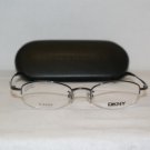New DKNY Titanium Gunmetal Eyeglasses: Mod. 6613 & Case