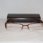 New BCBG Maxazria Wine Eyeglasses: Mod. Shalimar & Case