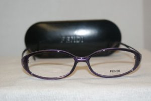 Brand New Fendi Purple Eyeglasses: Mod. 587 & Case