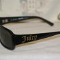 Brand New Juicy Couture Shiny Black Sunglasses: Mod. Fern (D28P) 55-17 & Case