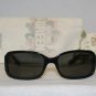 Brand New Juicy Couture Shiny Black Sunglasses: Mod. Fern (D28P) 55-17 & Case