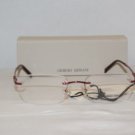 B. New Giorgio Armani Red Eyeglasses: Mod. 310 & Case