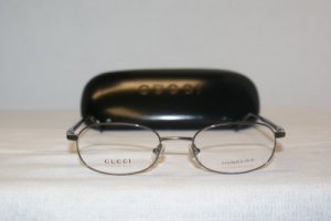 Brand New Gucci Silver Eyeglasses: Mod. 1645 & Case