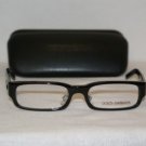 New Dolce & Gabbana Black Eyeglasses: Mod. 3050-N &Case