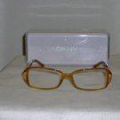 New Donna Karan Caramel Eyeglasses: Mod. 1554-B & Case