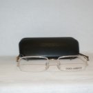New Dolce & Gabbana Shiny Silver Eyeglasses: 1145 &Case