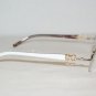 New Dolce & Gabbana Shiny Silver Eyeglasses: 1145 &Case
