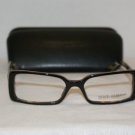 Brand New Dolce & Gabbana Brown Eyeglasses: Mod. 3054 52-16 & Case