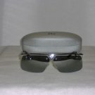 Brand New Christian Dior Silver Sunglasses: Mod. Clubbing & Case