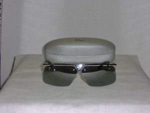 Brand New Christian Dior Silver Sunglasses: Mod. Clubbing & Case